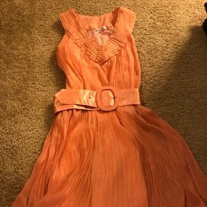 Dresses - NWOT Beautiful handmade silk dress peach ๐ Dresses - NWOT Beautiful handmade silk dress peach ๐